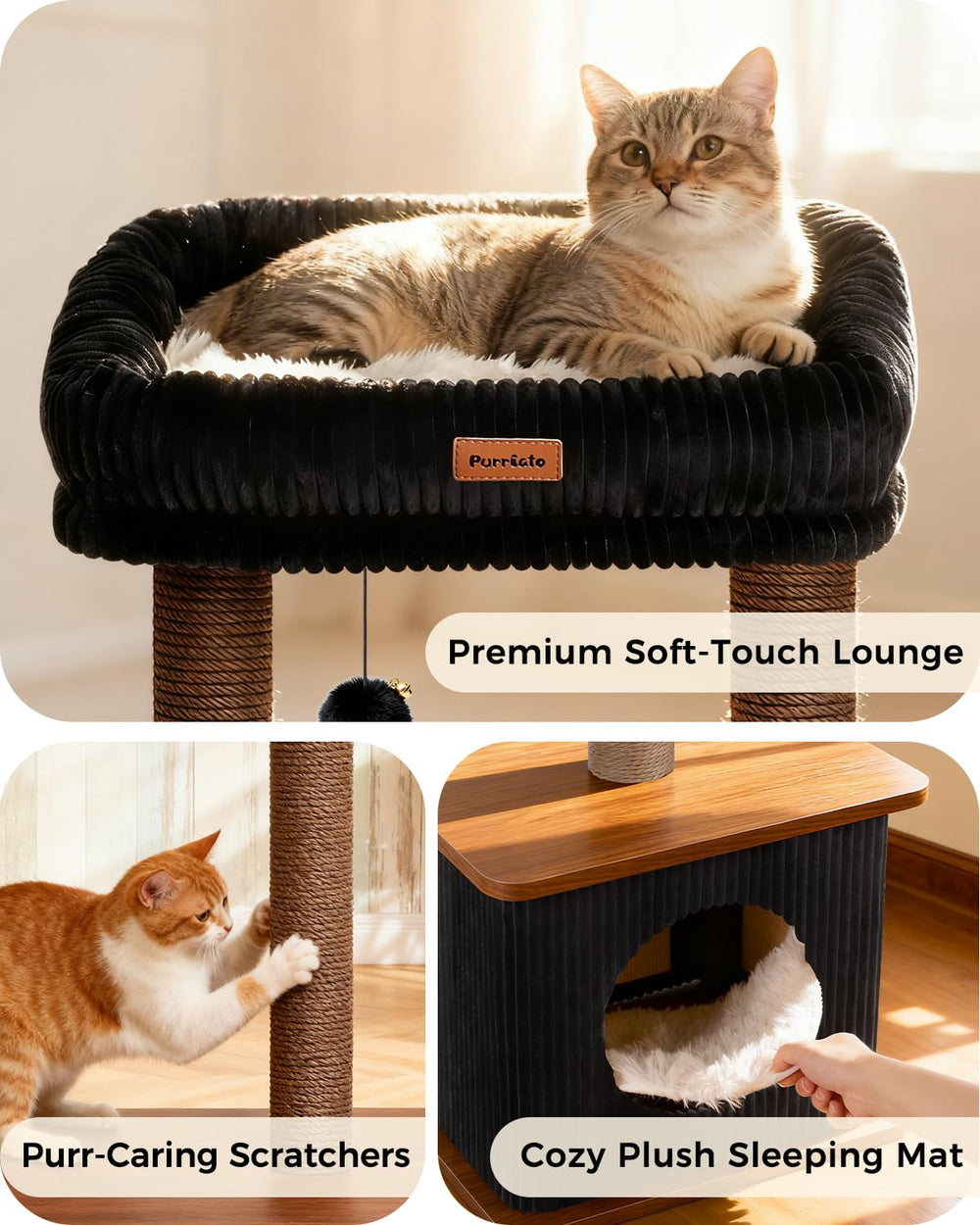 Diseno vertical maximiza el espacio y mantiene al gato activo dentro del hogar
