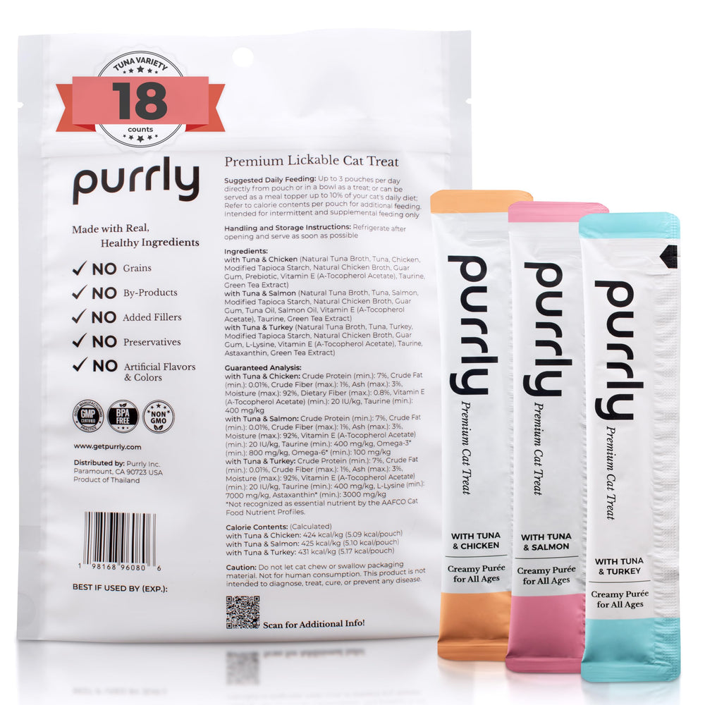 Purrly puré cremoso, perfecto para entrenamiento y recompensa