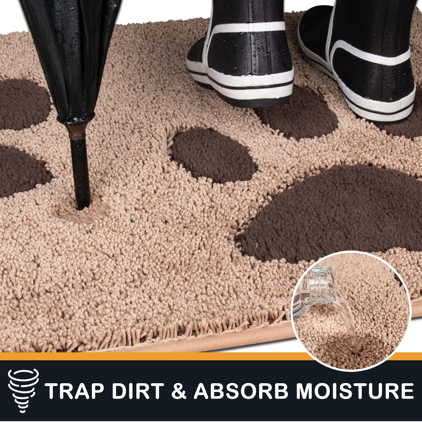 PURRUGS alfombra microfibra absorbente ideal para botas mojadas