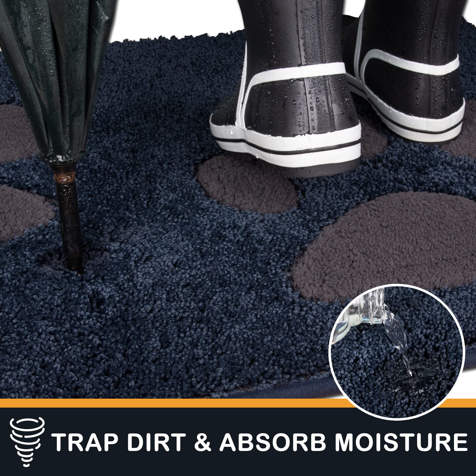 PURRUGS alfombrilla lavable a máquina para limpieza rápida y fácil.