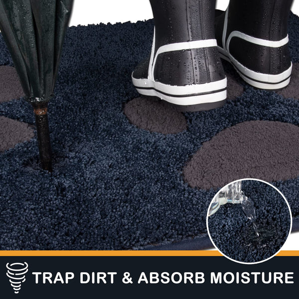 PURRUGS alfombrilla lavable a máquina para limpieza rápida y fácil.