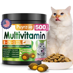 Puyrzoe multivitamínico para gatos: botella de golosinas.