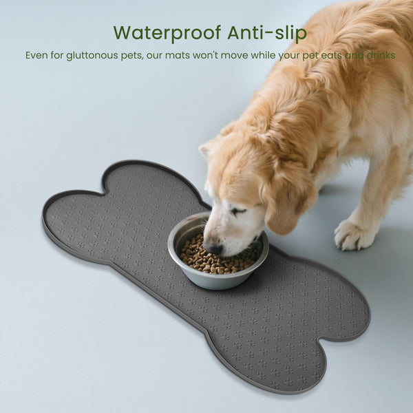PWTAA Alfombrilla impermeable para perros y gatos, resistente a líquidos
