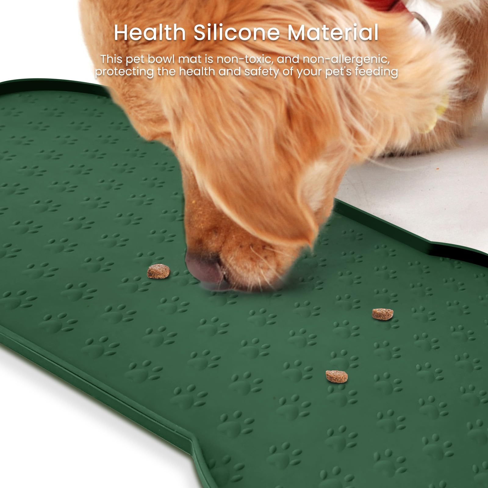 PWTAA Alfombrilla portátil para mascotas, fácil de enrollar