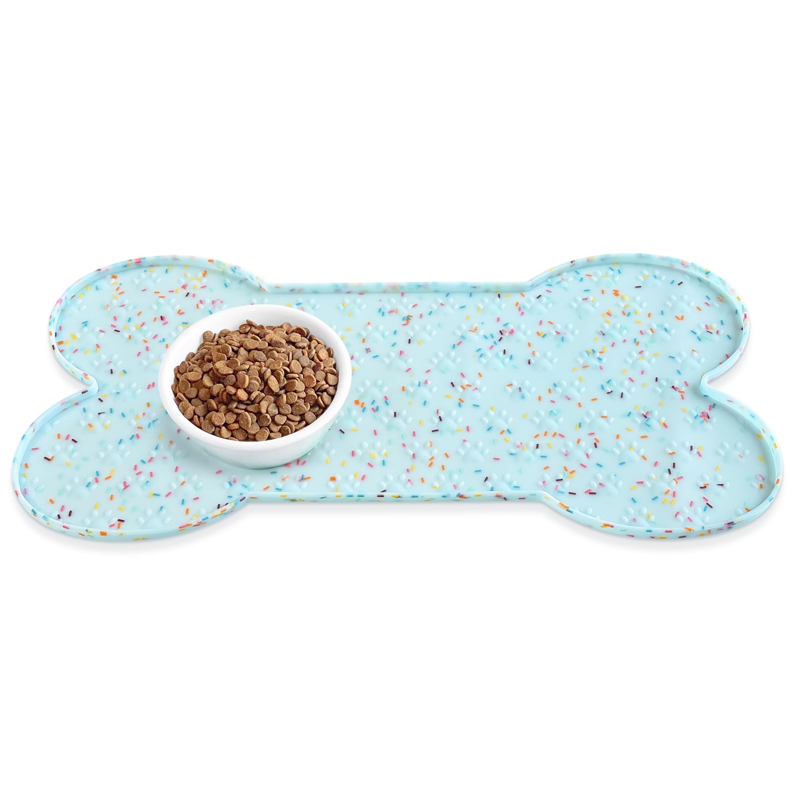 PWTAA almohadilla alimento silicona para perros y gatos, mantiene la comida centrada.