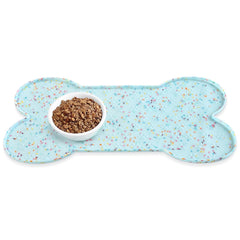 PWTAA almohadilla alimento silicona para perros y gatos, mantiene la comida centrada.