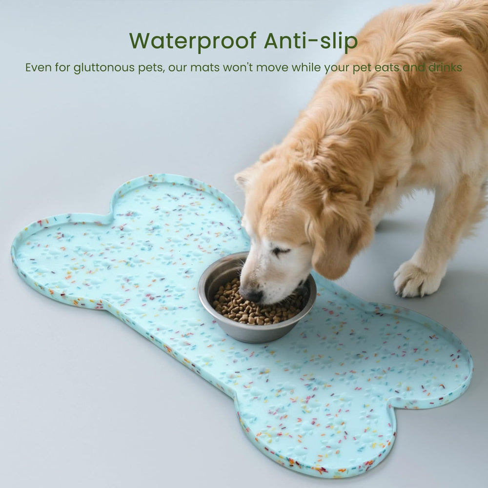 PWTAA base antideslizante e impermeable, evita movimientos durante la comida.