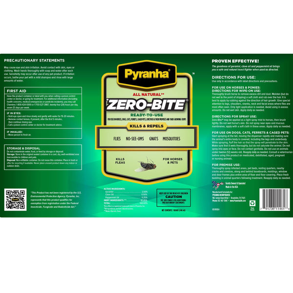 Pyranha Zero-Bite, atomizador sin grasa para una cobertura suave.