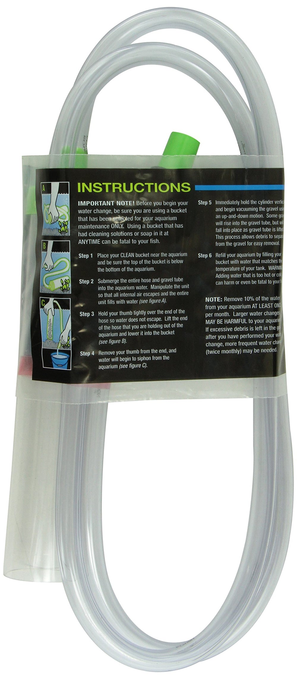 Python Pro-Clean sifón principal: inicio rápido sin esfuerzo para cambios de agua.