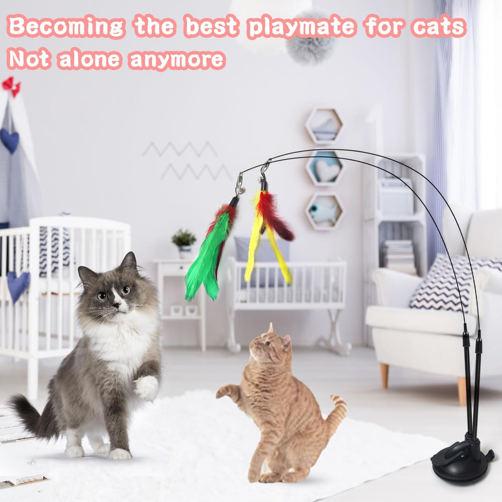 QAWRZZPR accesorios-juguete-gato-14-en-1: variedad para mantener interés continuo