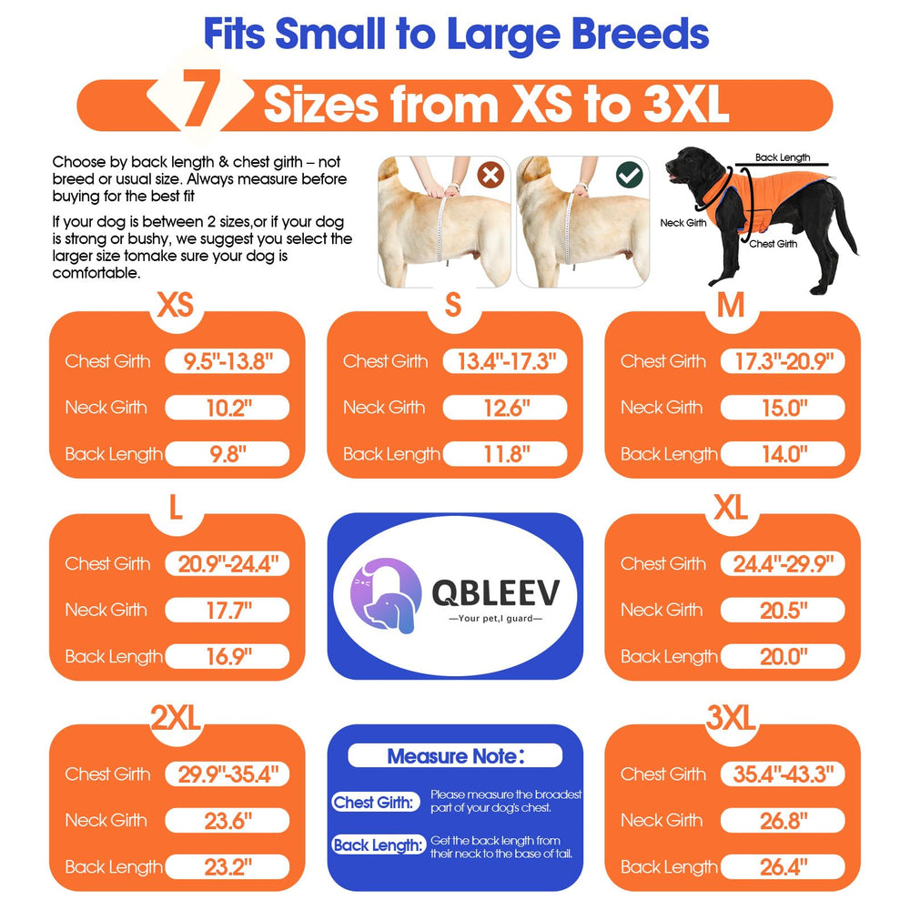 QBLEEV chaqueta perro reversible impermeable: protección contra lluvia