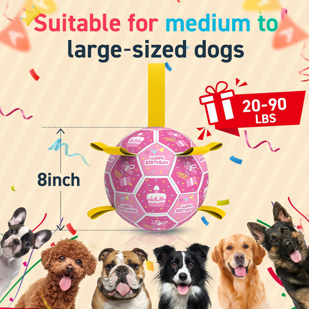 QDAN bola de cuerdas duradera para perros medianos y grandes.