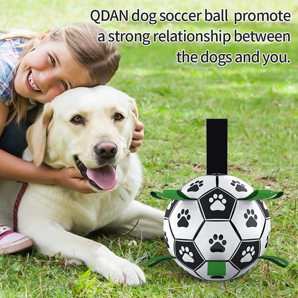 QDAN bola con textura hexagonal, mejor agarre al lanzar y perseguir.