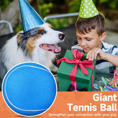 QDAN Pelota de tenis inflable con aguja incluida para inflar fácilmente.