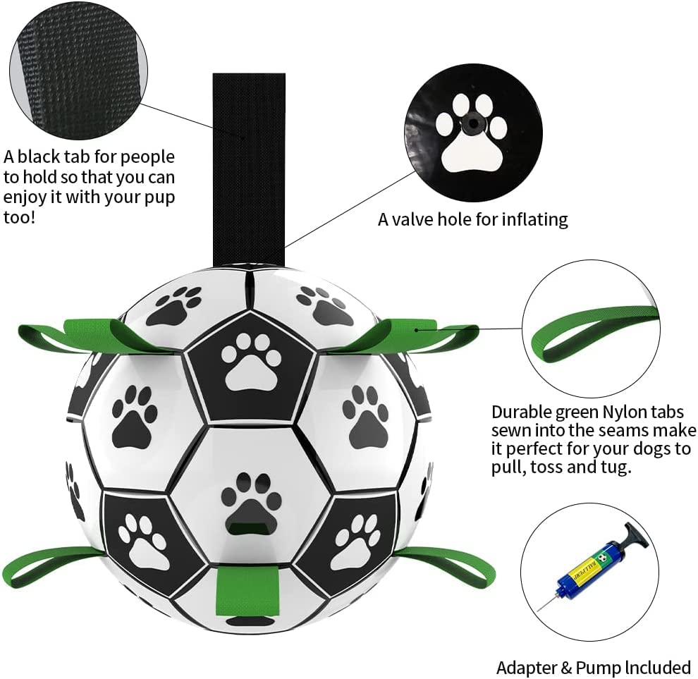 QDAN pelota de 8 pulgadas, tamaño ideal para juego dinámico.