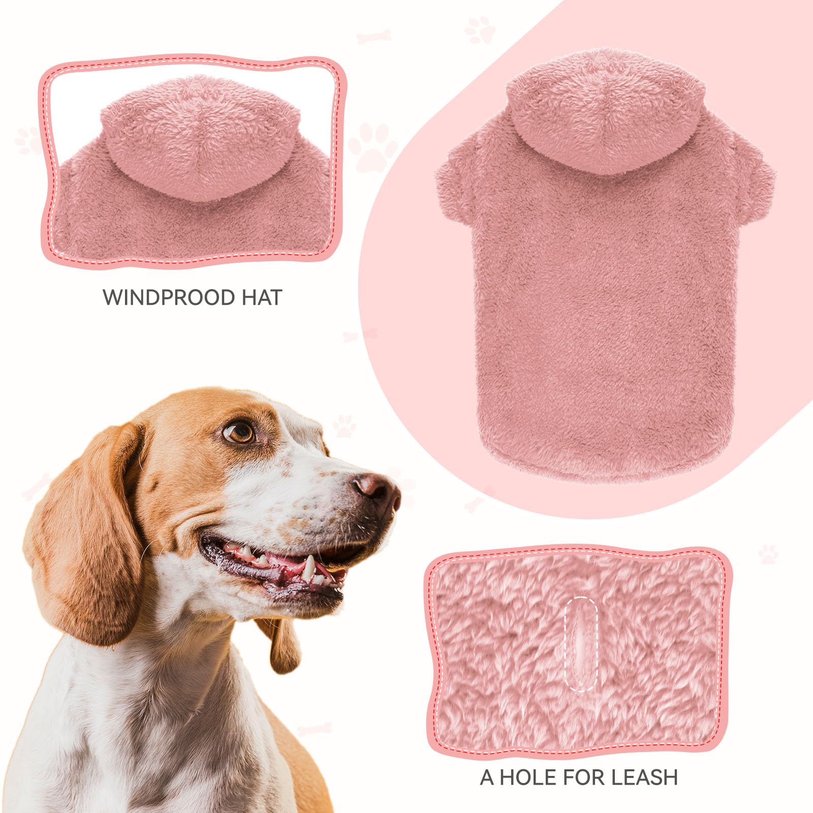 QDYU talla XL para perro grande, ajuste cómodo gracias al cuello y pecho medidos.