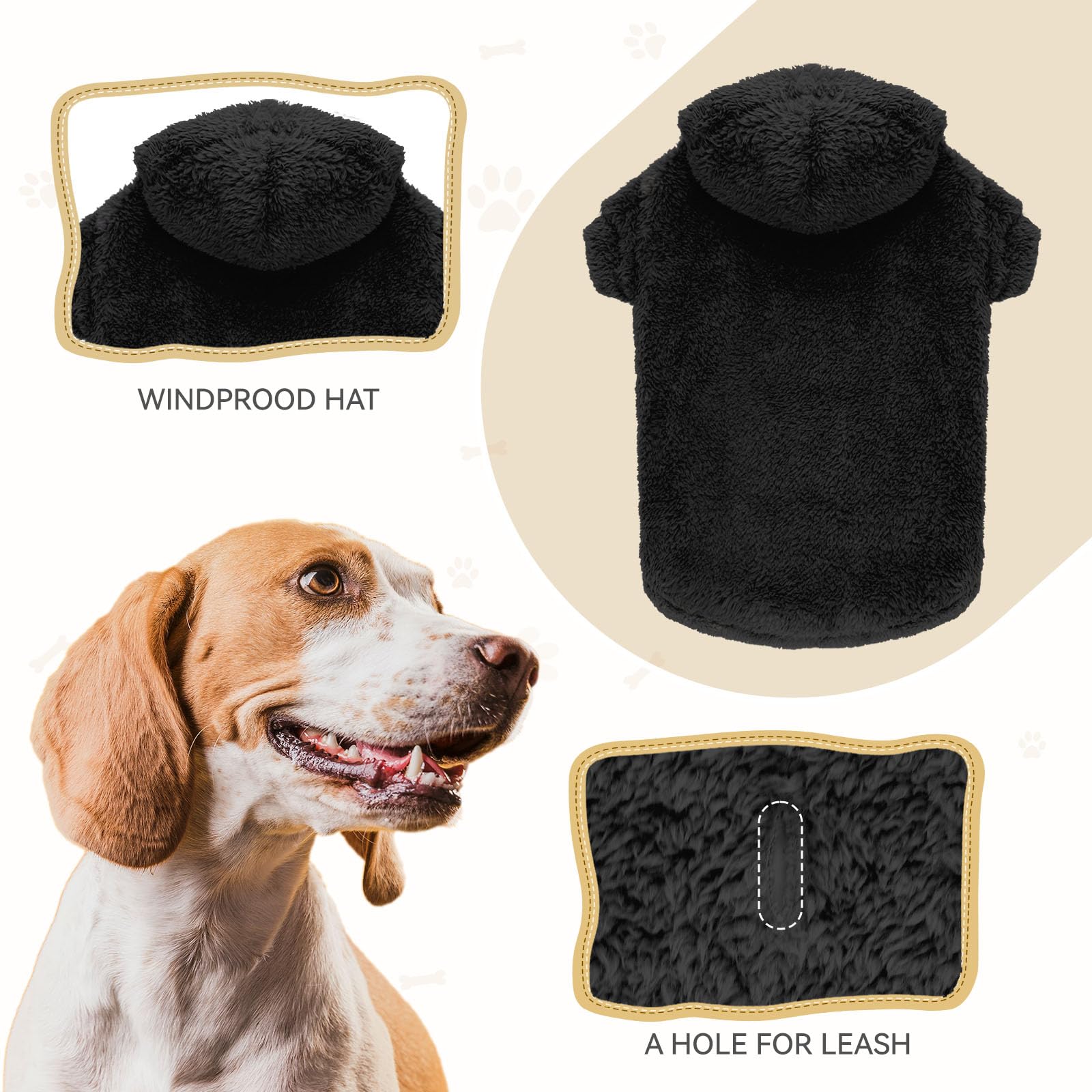 QDYU sudadera con capucha sherpa, capucha, abrigo cálido para exterior
