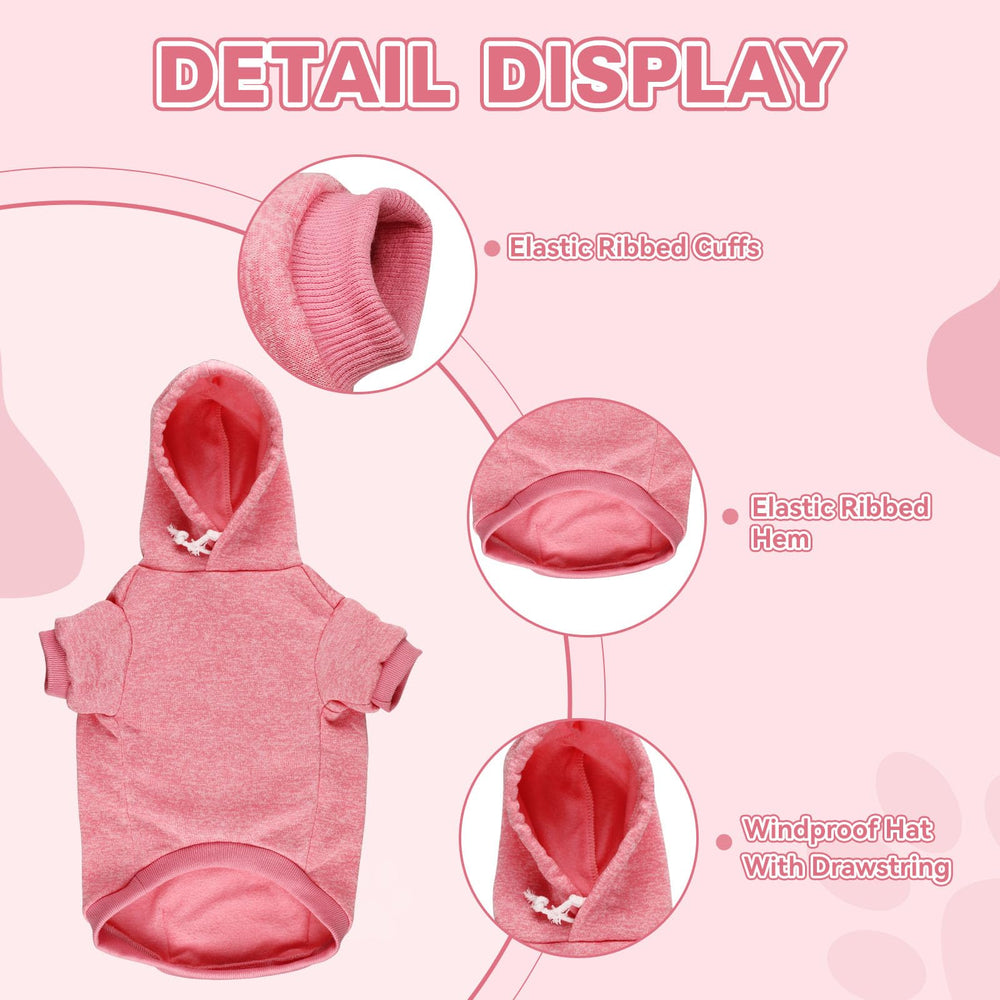 QDYU diseño elegante rosa para perros grandes, añade estilo diario.
