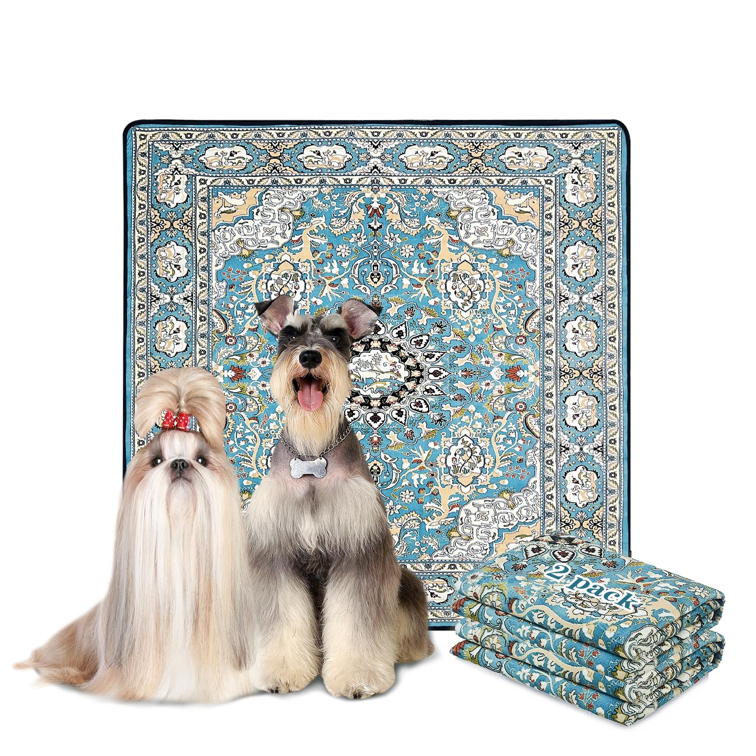 Almohadilla de entrenamiento Qeils 36x36, suave y absorbente para cachorros.