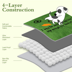 Qeils almohadilla para perro dentro de jaula, diseño estable.