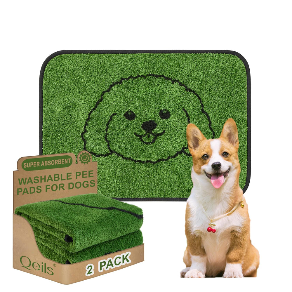 Almohadillas Qeils con diseño Curly para entrenamiento de perros en césped
