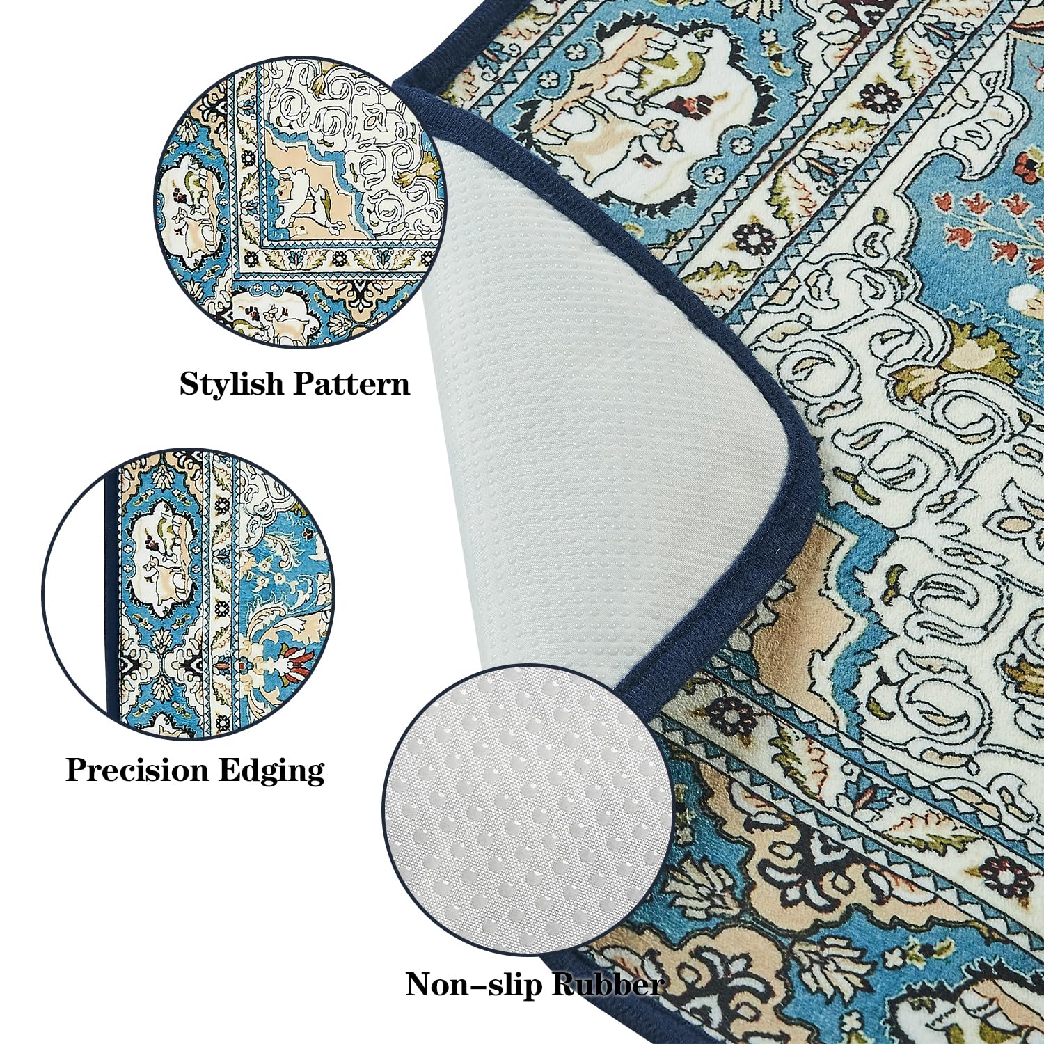 Qeils pads base antideslizante, evita movimientos y protege suelos.