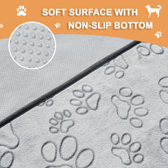Tapete de lavado fácil qeils para cachorros, limpieza rápida en casa.