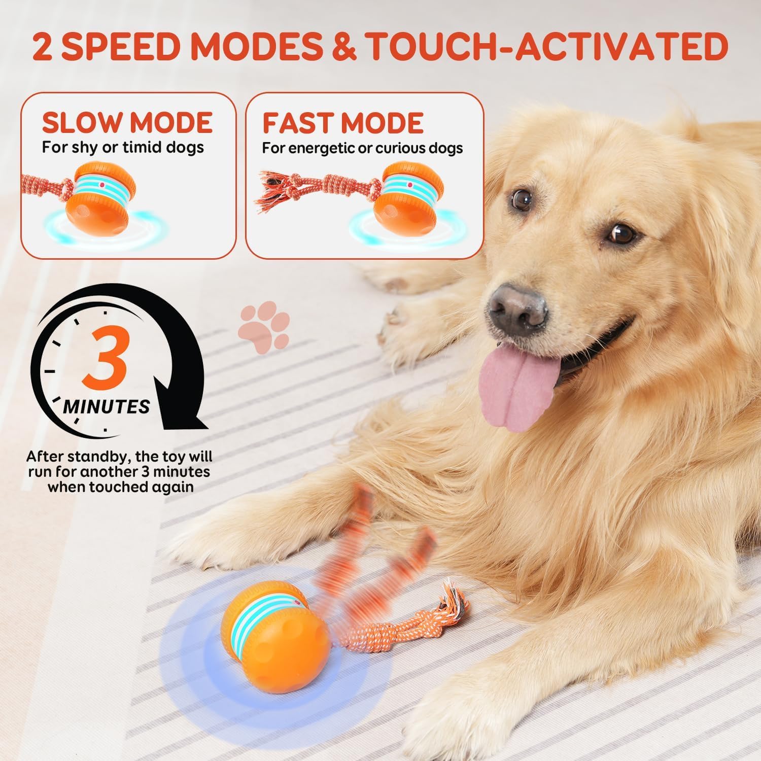 QGI dos modos de velocidad, se adapta a perros grandes y pequeños