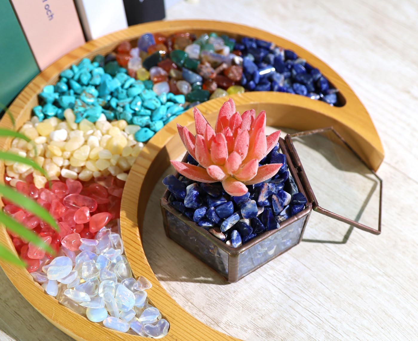 Piedras para paisajes miniatura de QINJIEJIE, inspiran escenas realistas