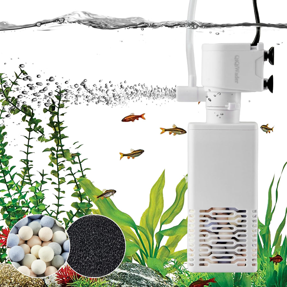QiQiWader filtro interno para acuario mejora claridad y circulación