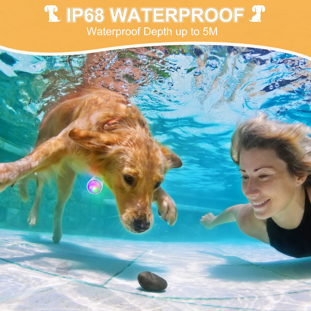 luz de collar impermeable ip68 de qiziyardall para todo clima.