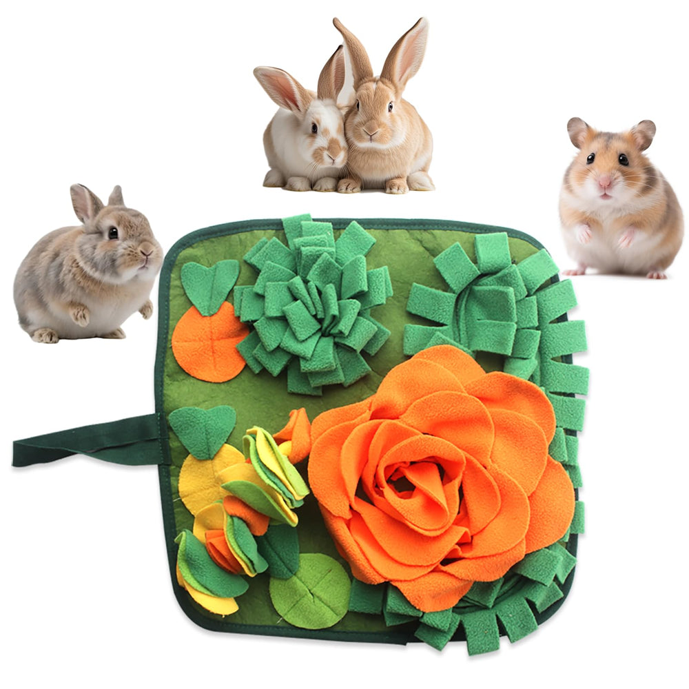 QMoveltyF tapete de forrajeo para conejos, ideal para exploración y juego