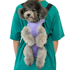QQLe Mochila para perros con correas dobles ajustables para mayor comodidad
