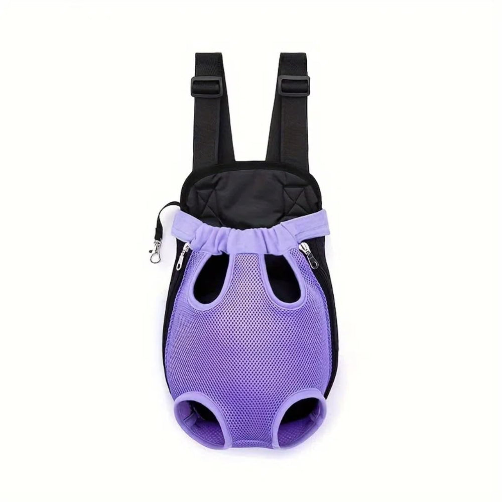 QQLe Mochila para perros con malla transpirable en frontal para mejor ventilación