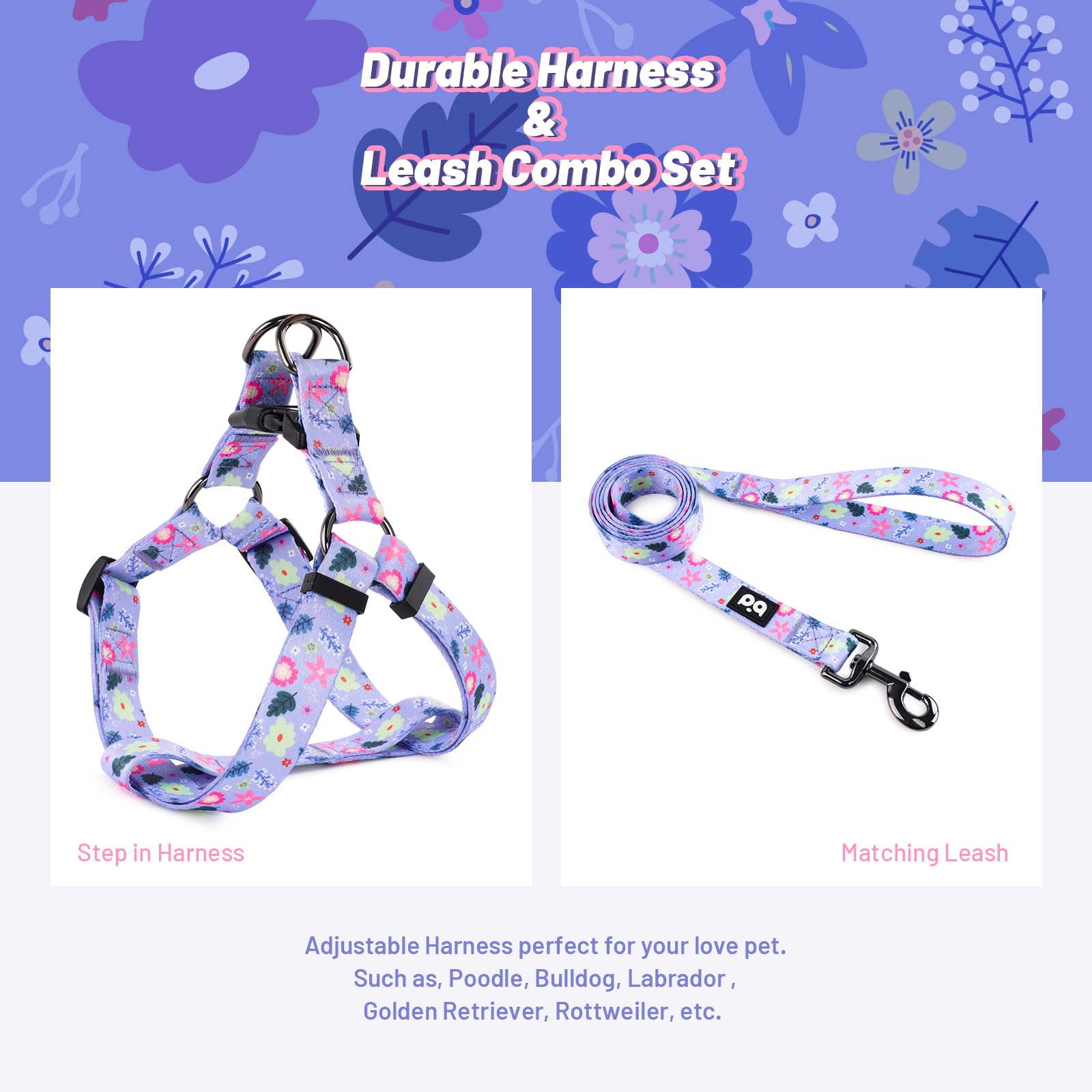 QQPETS ajuste doble de cintas para un ajuste seguro.
