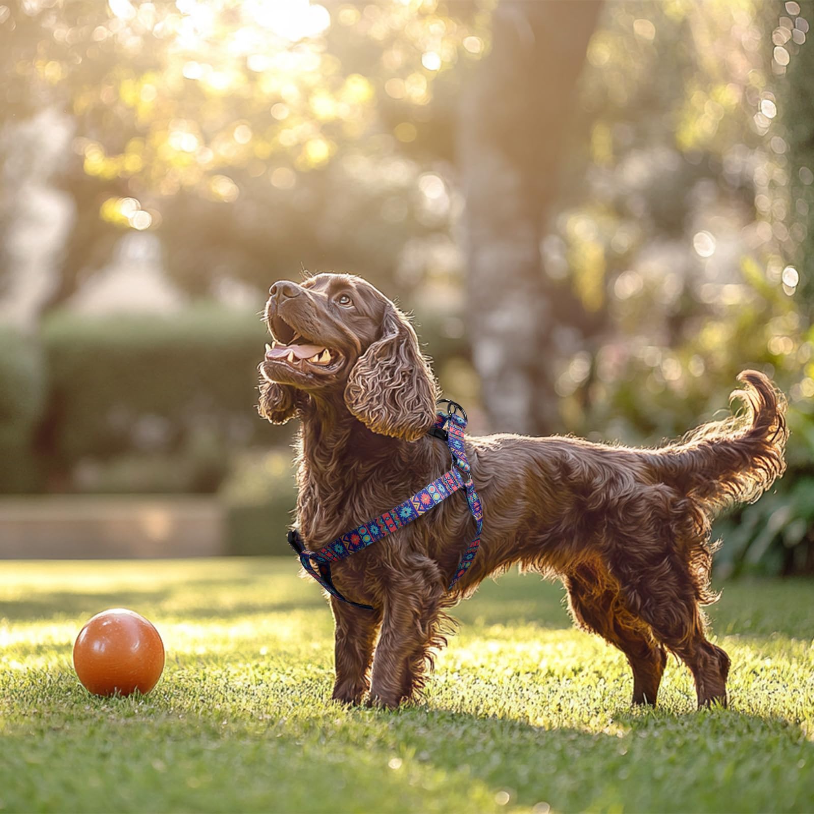 QQPETS arnés para perro con diseño atractivo para estilo al aire libre.