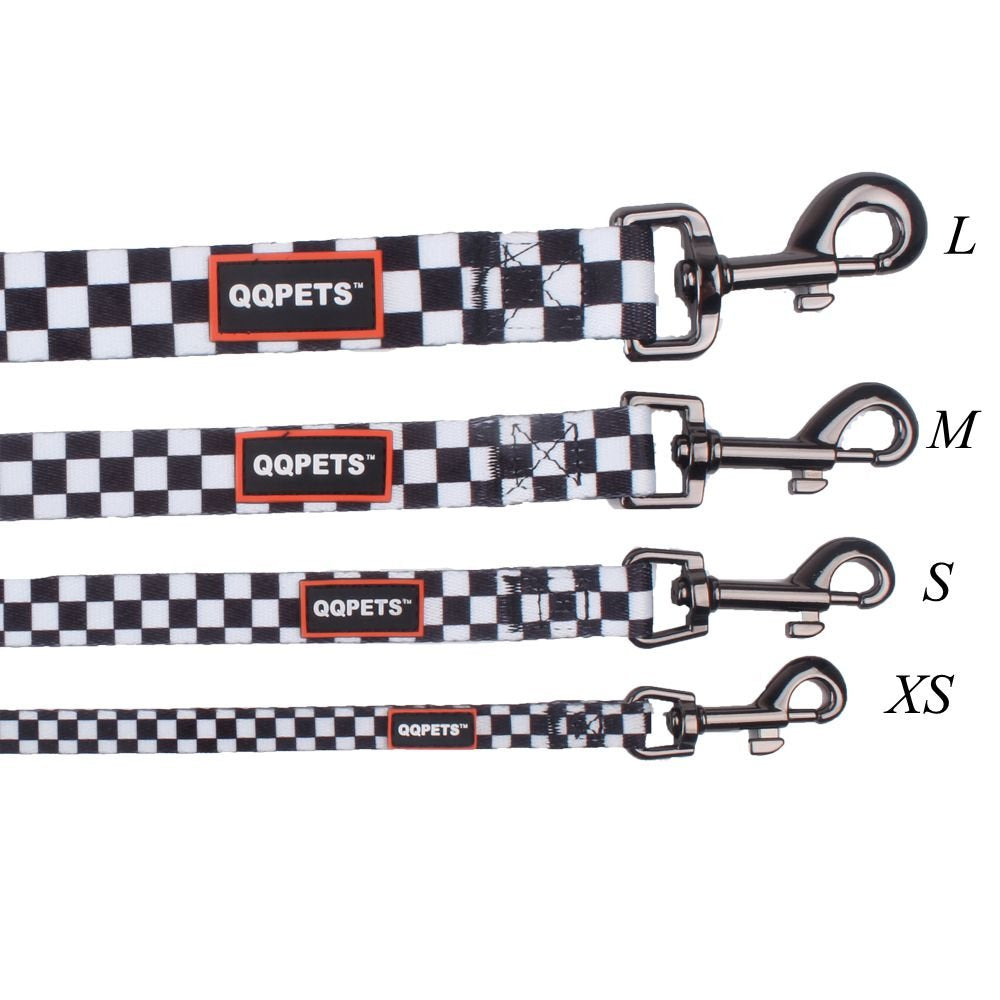 QQPETS arnés-perro con diseño de patrón plaid para estilo