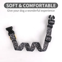 QQPETS anillas D metálicas y clip de seguridad para mayor sujeción de la correa.