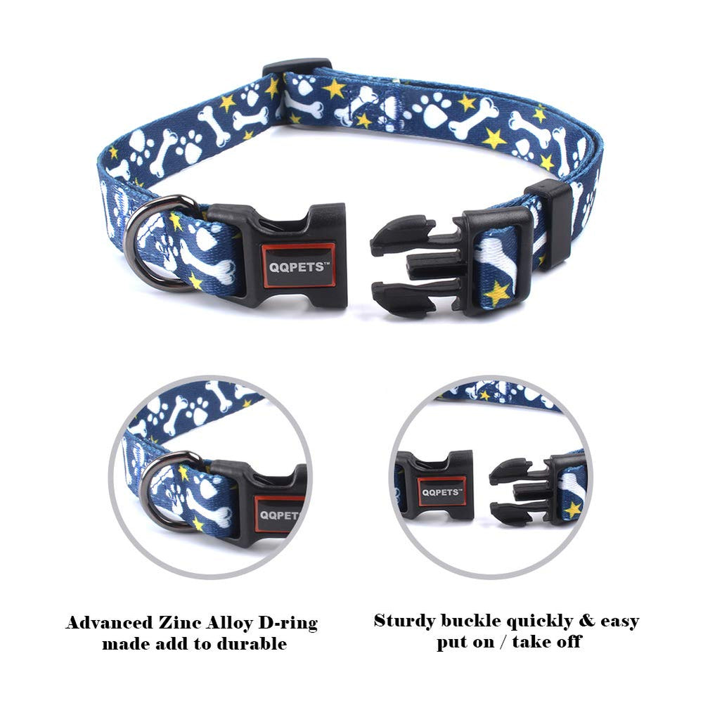 QQPETS collar con cierre rápido ABS para colocar y quitar fácilmente