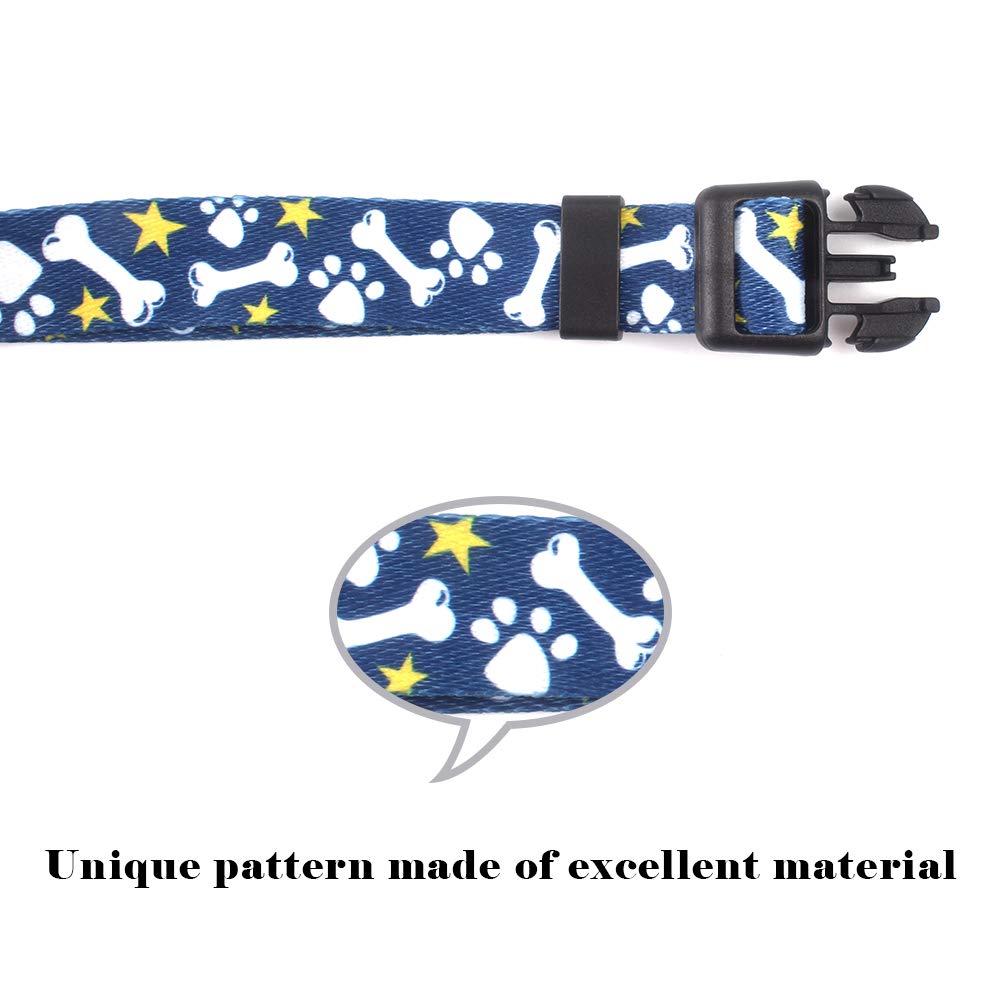 QQPETS collar con anillas D de acero zincado para mayor durabilidad