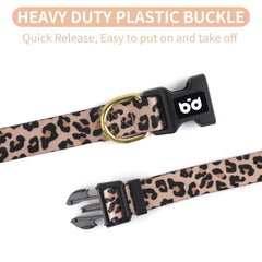 Collar QQPETS, hebilla rápida de plástico, facilita ponértelo y quitártelo en segundos.