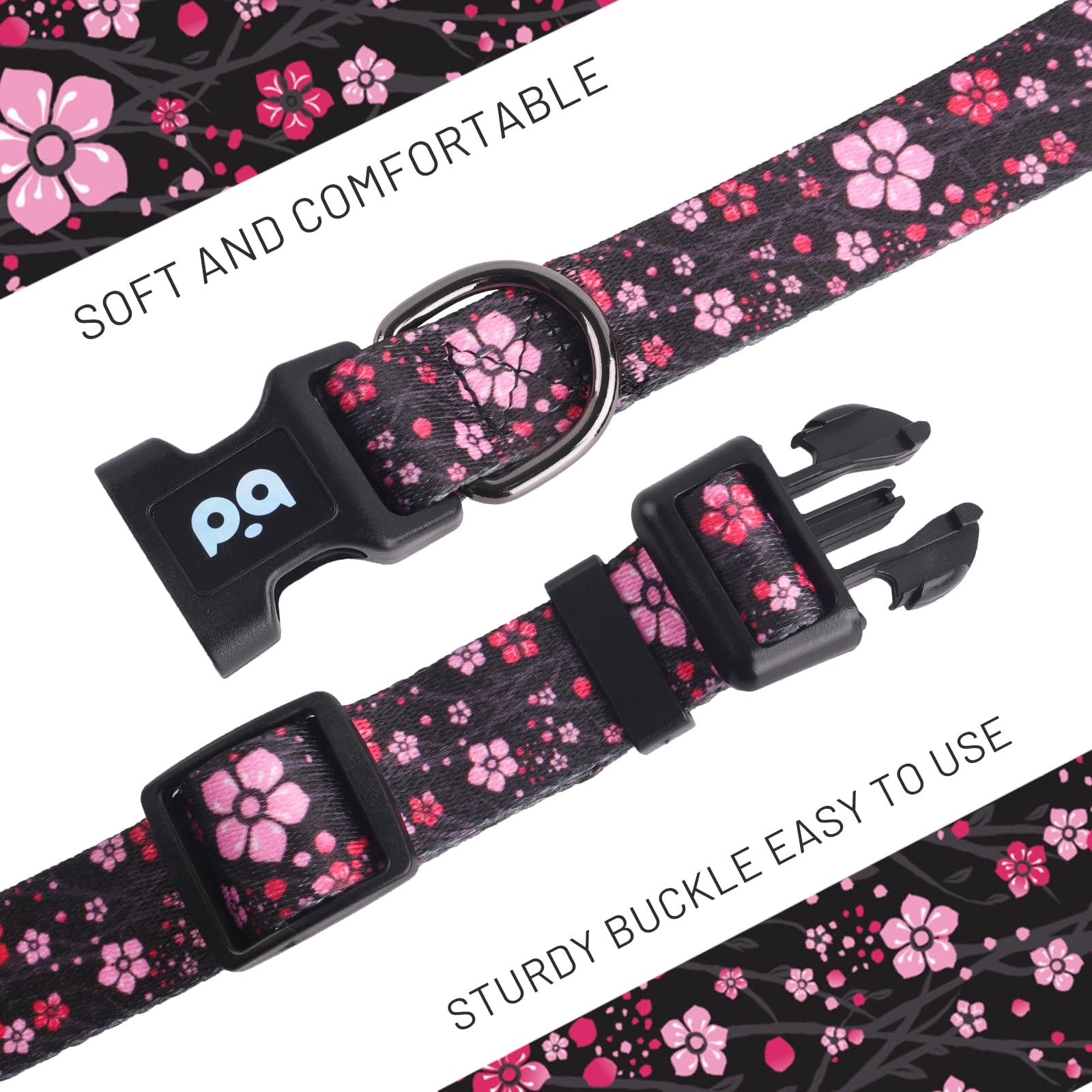 Collar QQPETS diseño adorable para identificar a tu perro