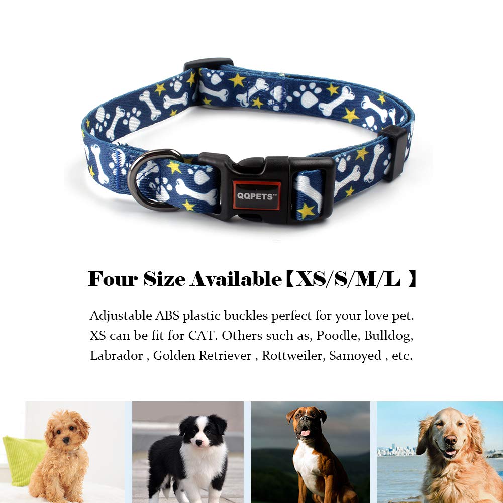 QQPETS collar de poliéster de alta densidad suave y resistente