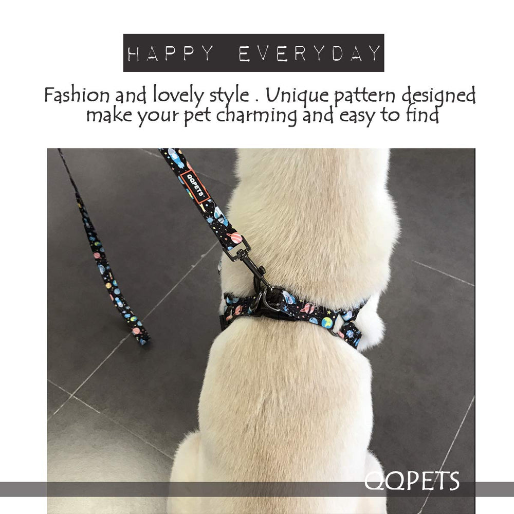QQPETS diseño anti-torsión, evita enredos durante el paseo.