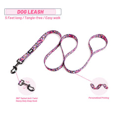 QQPETS material poliéster suave ofrece comodidad al cuello del perro