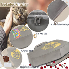 QQW bolsa funeraria 23,6 pulgadas para gatos y perros pequeños.