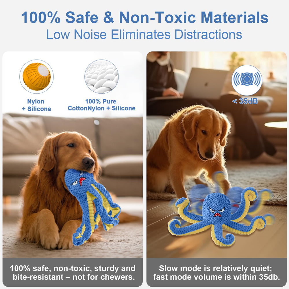 Juguete interactivo completo Qraxond para perros, ideal para sesiones de juego