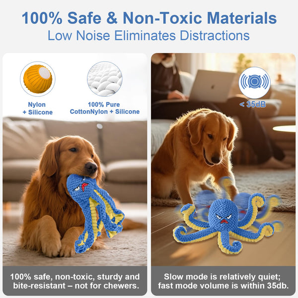 Juguete interactivo completo Qraxond para perros, ideal para sesiones de juego