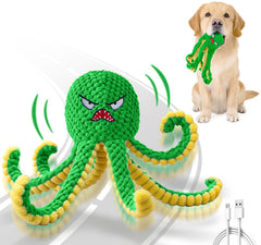 Qraxond Octopus: juguete interactivo para perros, salto para estimulación física segura.