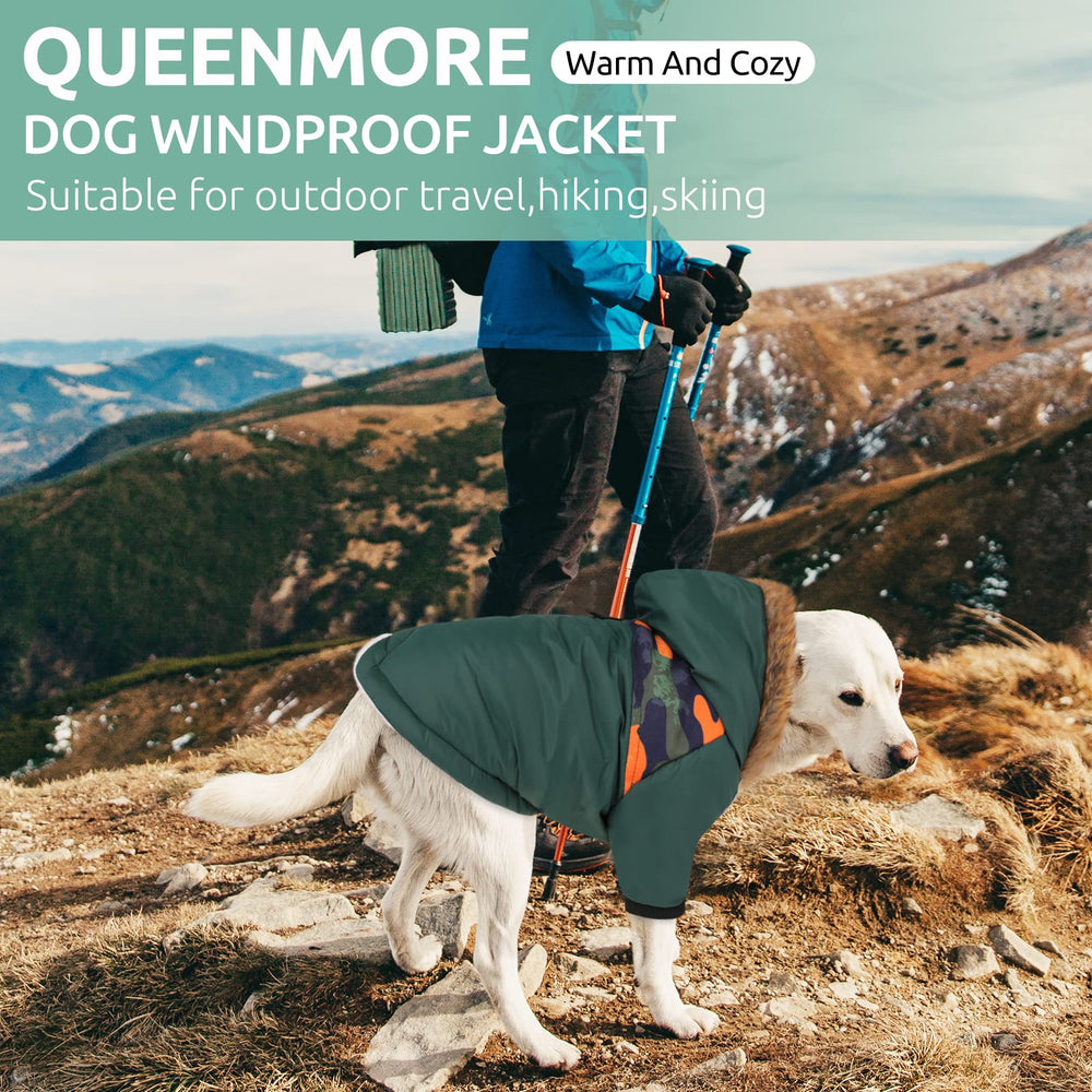 Queenmore abrigo para perro en tallas disponibles, ajuste cómodo para razas pequeñas a grandes